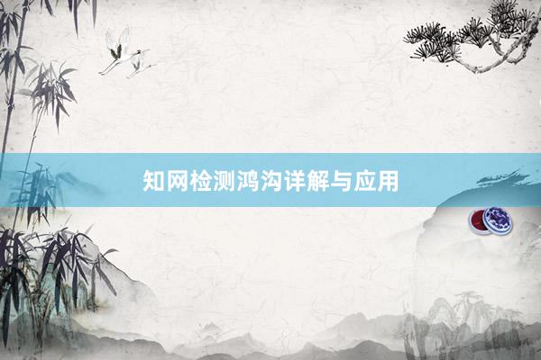 知网检测鸿沟详解与应用
